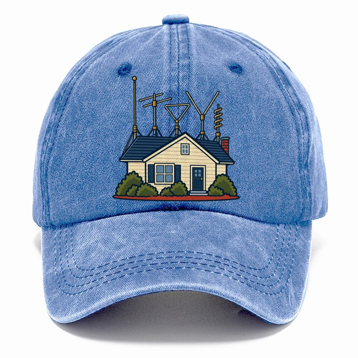 Antenna Filled Garden Amateur Radio Classic Cap – Summer Sky