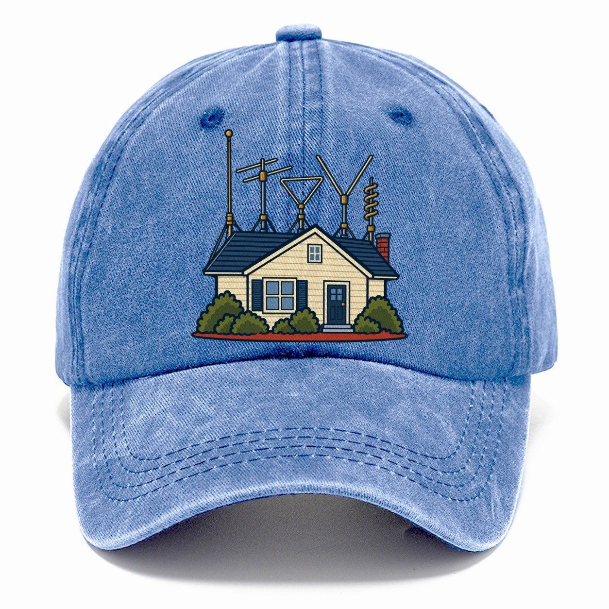 Antenna Filled Garden Amateur Radio Classic Cap – Summer Sky