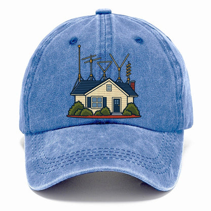Antenna Filled Garden Amateur Radio Classic Cap – Summer Sky