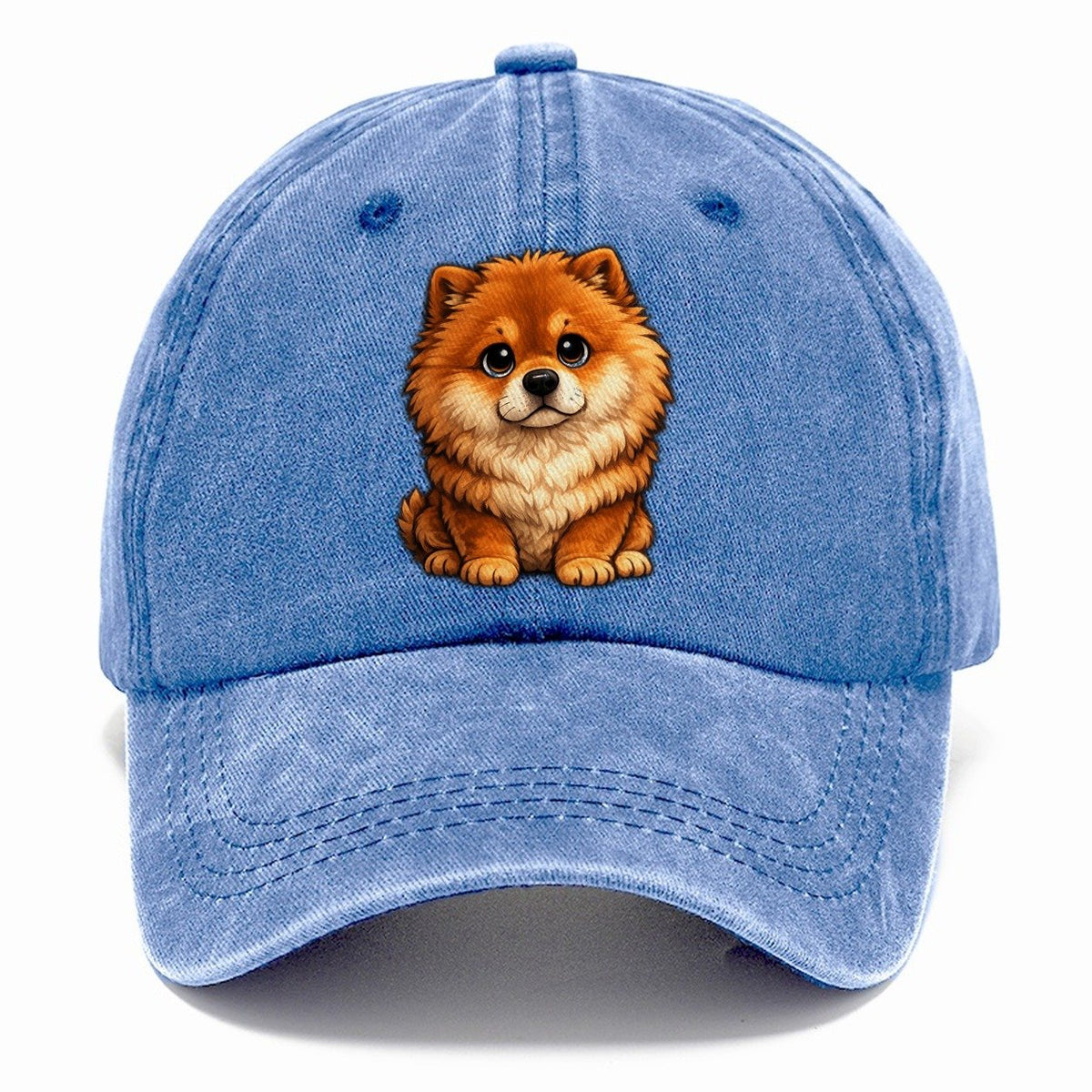 Chow Chow Sitting Sweetheart Classic Cap – Summer Sky