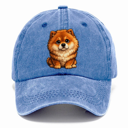 Chow Chow Sitting Sweetheart Classic Cap – Summer Sky