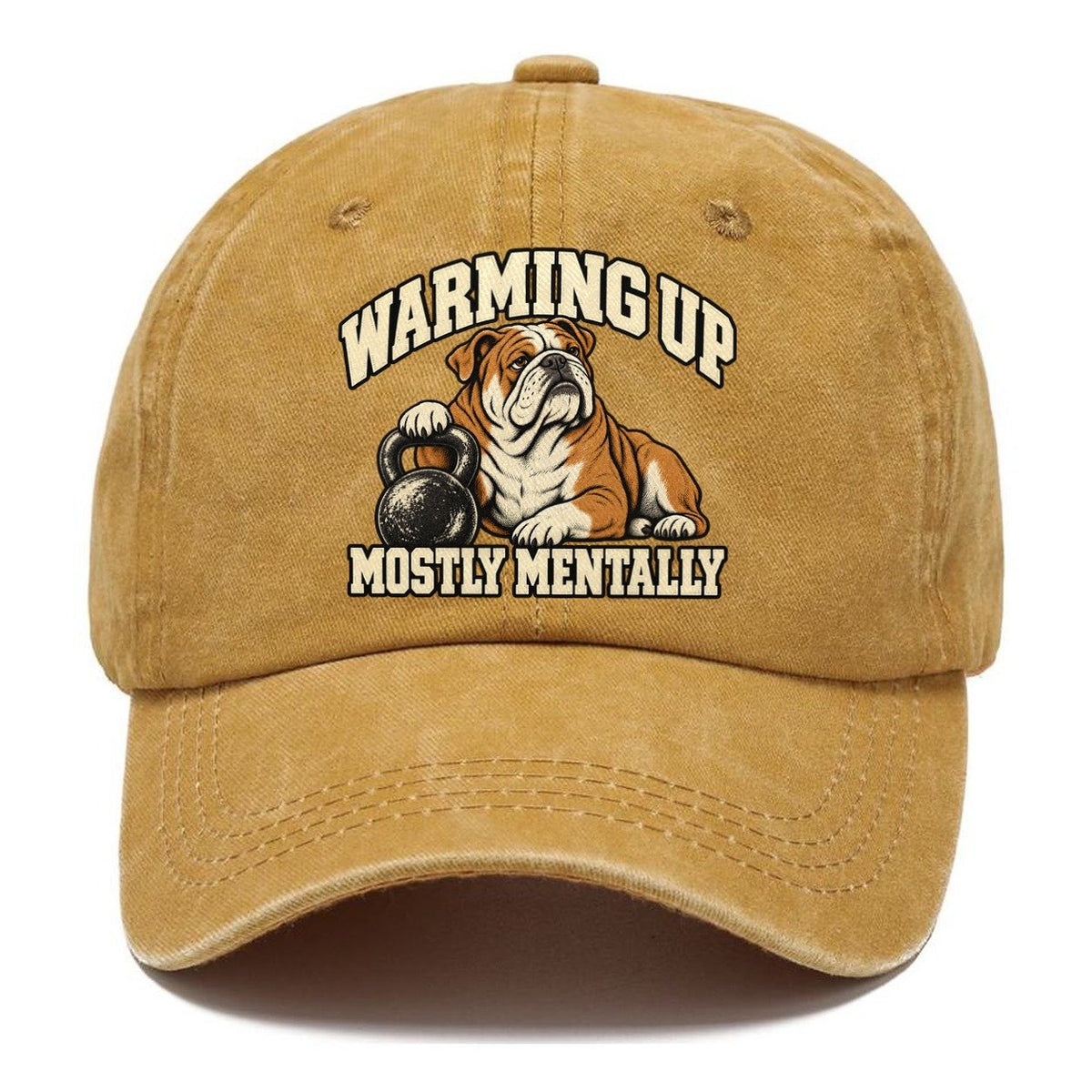 Bulldog Warmup Negotiations Character Club Classic Cap – Golden Harvest