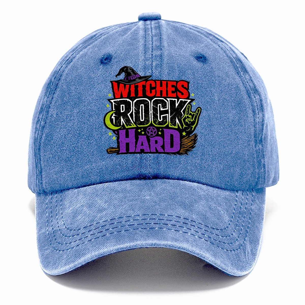 Witches Rock Hard Classic Cap – Summer Sky