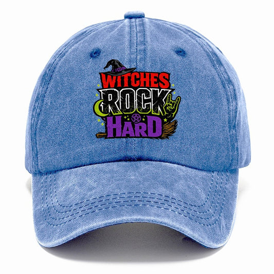 Witches Rock Hard Classic Cap – Summer Sky