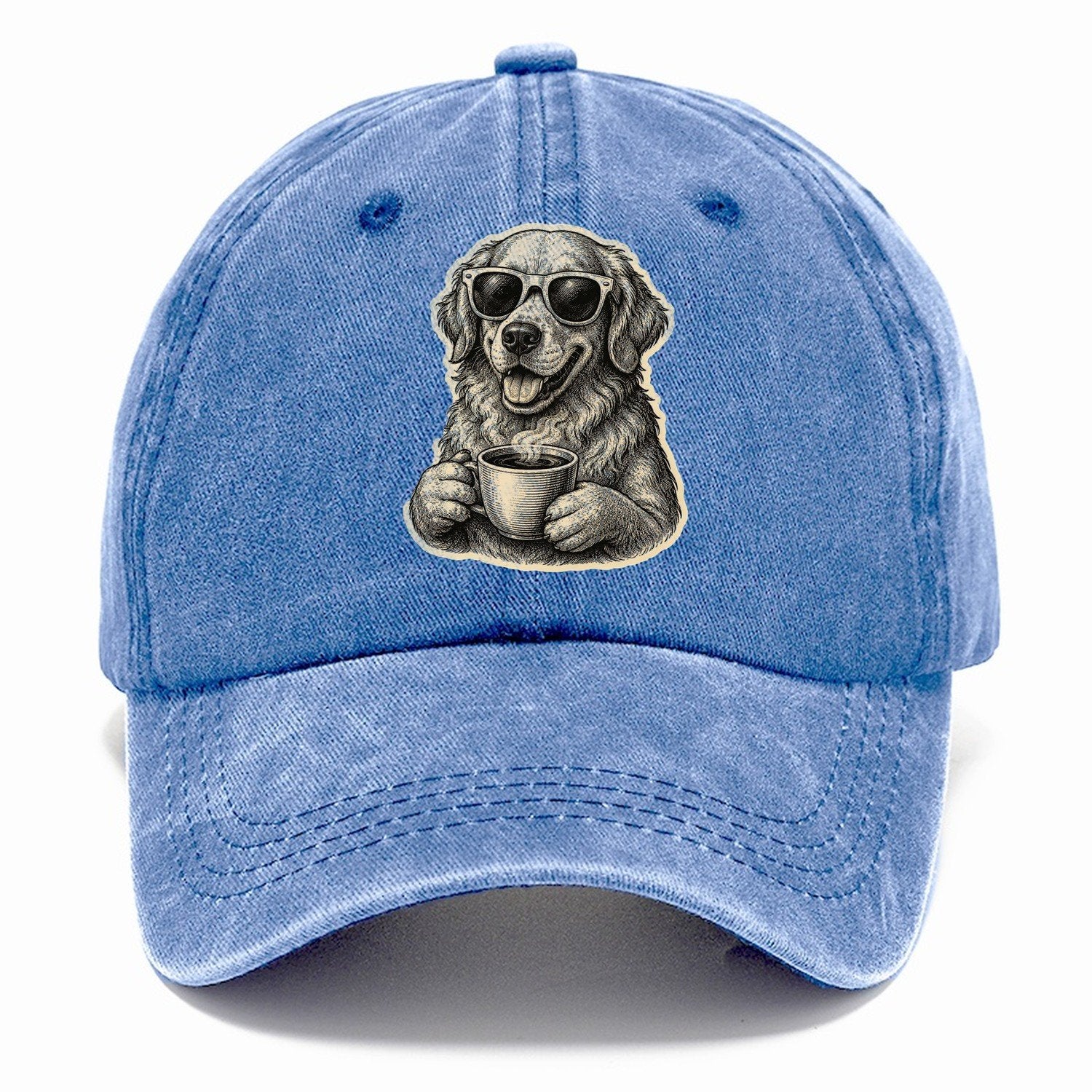 Coffee Golden Classic Cap – Summer Sky
