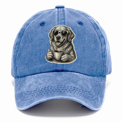 Coffee Golden Classic Cap – Summer Sky