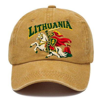 Lithuania Cut-Paper Badge Classic Cap – Golden Harvest