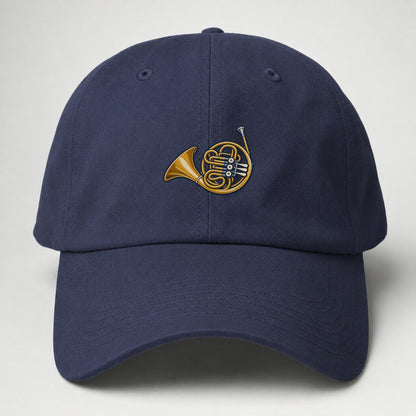 French Horn Tiny Solo Marks Baseball Cap – Twilight Navy