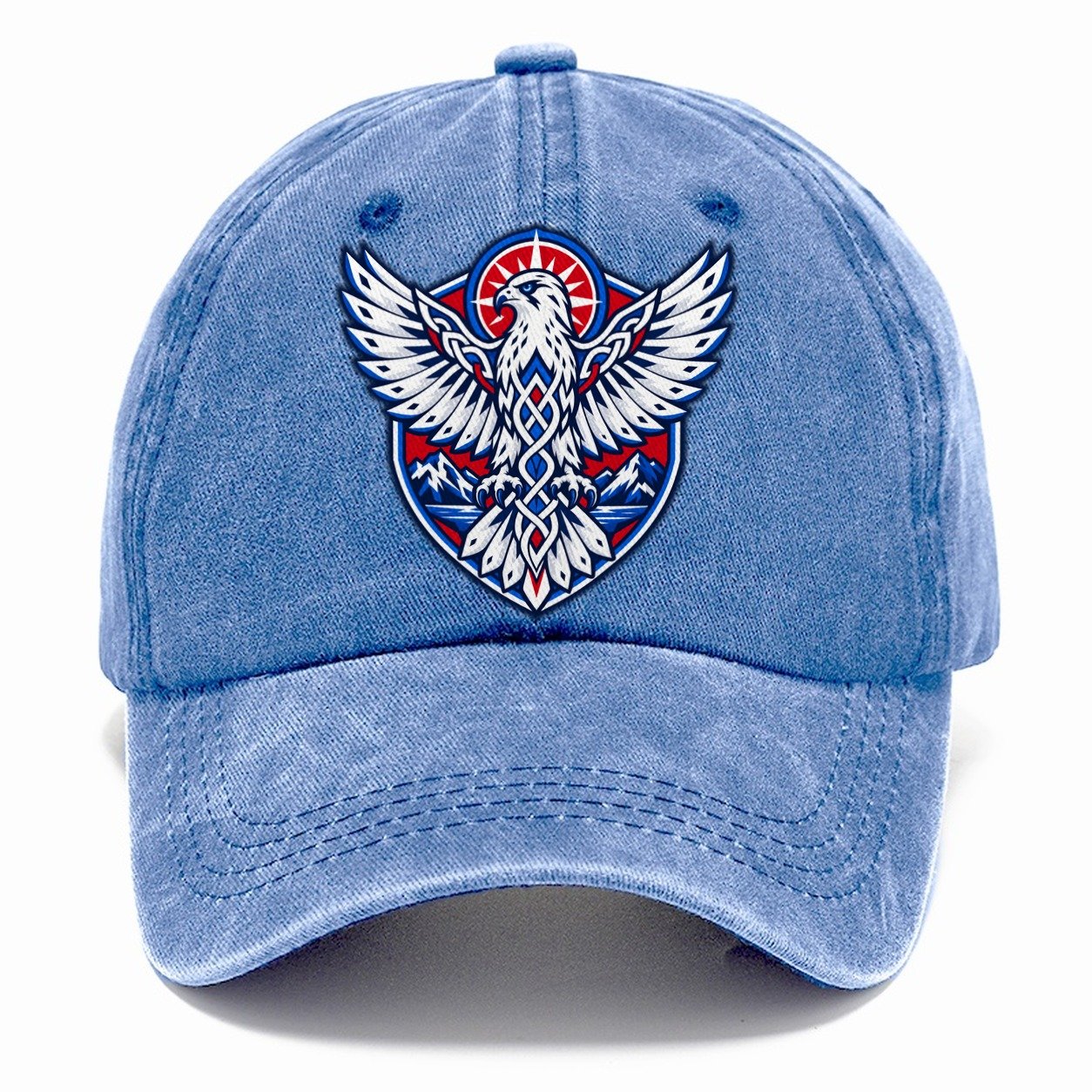 Iceland Minimal Emblem Country Logos Classic Cap – Summer Sky