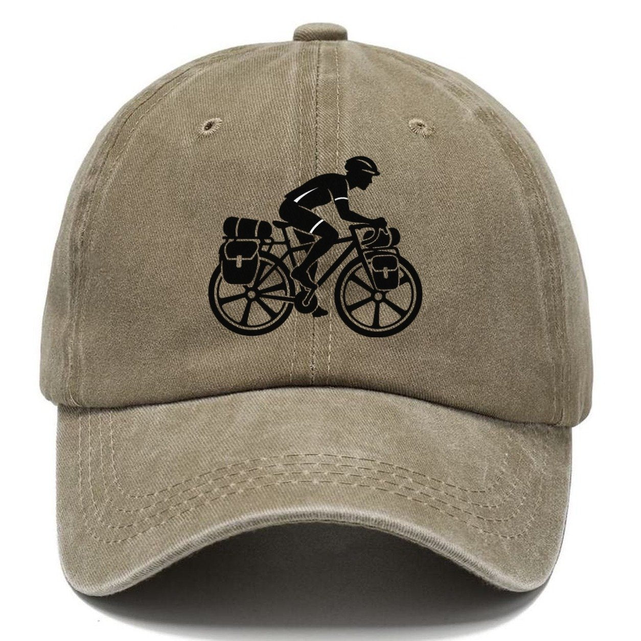 Long Distance Tourer Cycling Life Classic Cap – Warm Sand