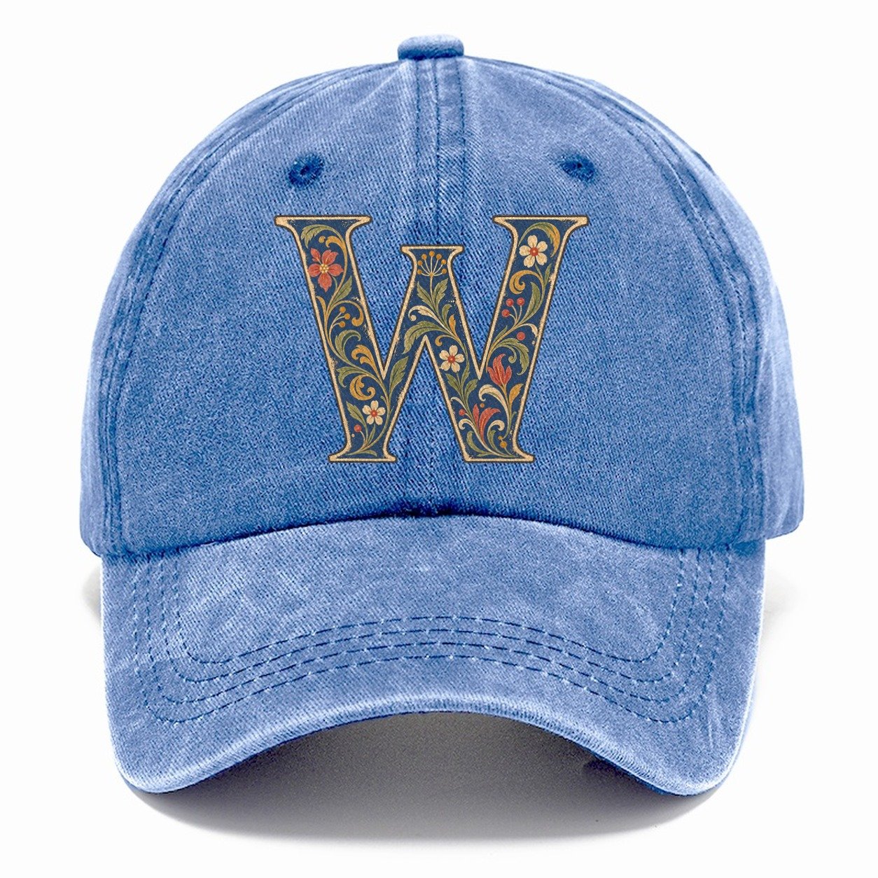 Wildflower W Monogram Classic Cap – Summer Sky