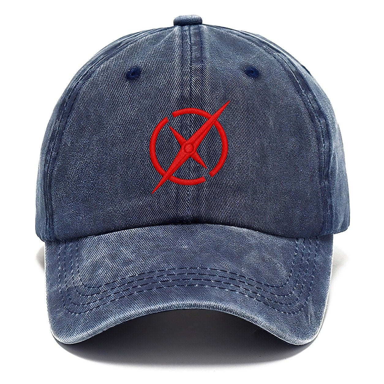 Compass Needle Broken Orbit Micro Motion Mark Classic Cap – Twilight Navy
