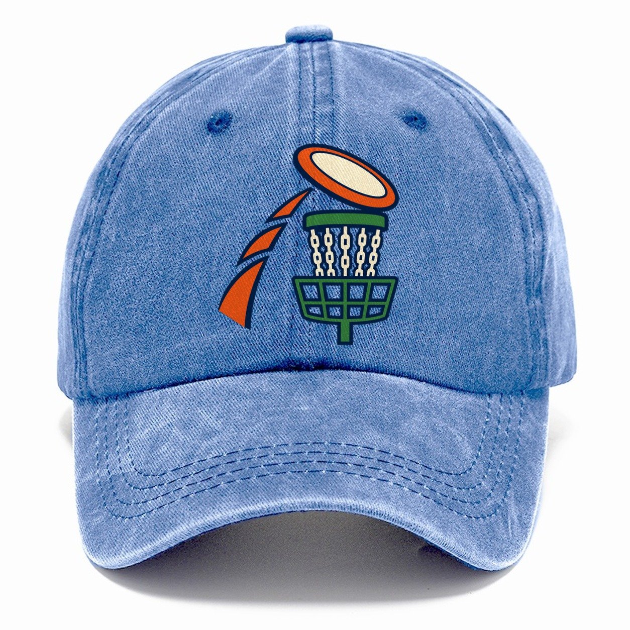 Disc Landing Arc Disc Golf Classic Cap – Summer Sky