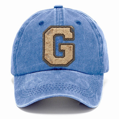Varsity Chenille G Monogram Classic Cap – Summer Sky