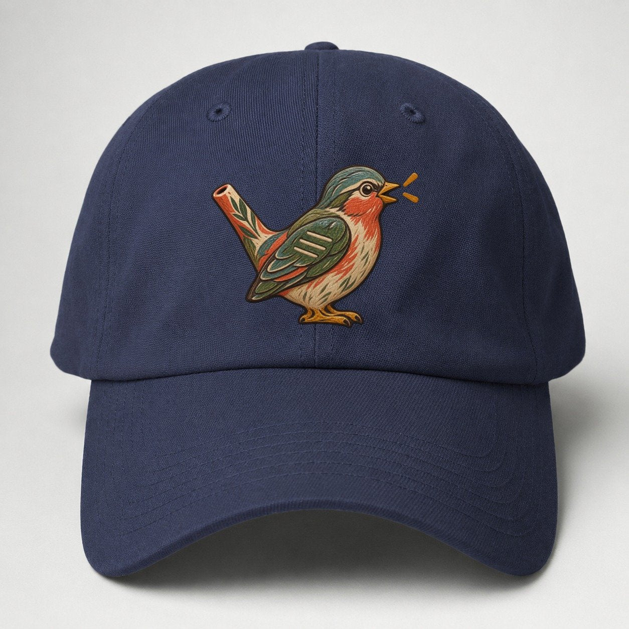 Clay Bird Whistle Gentle Wild Baseball Cap – Twilight Navy