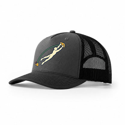 Dyno Apex Position Rock Climbing Trucker Hat – Dark Grey Black