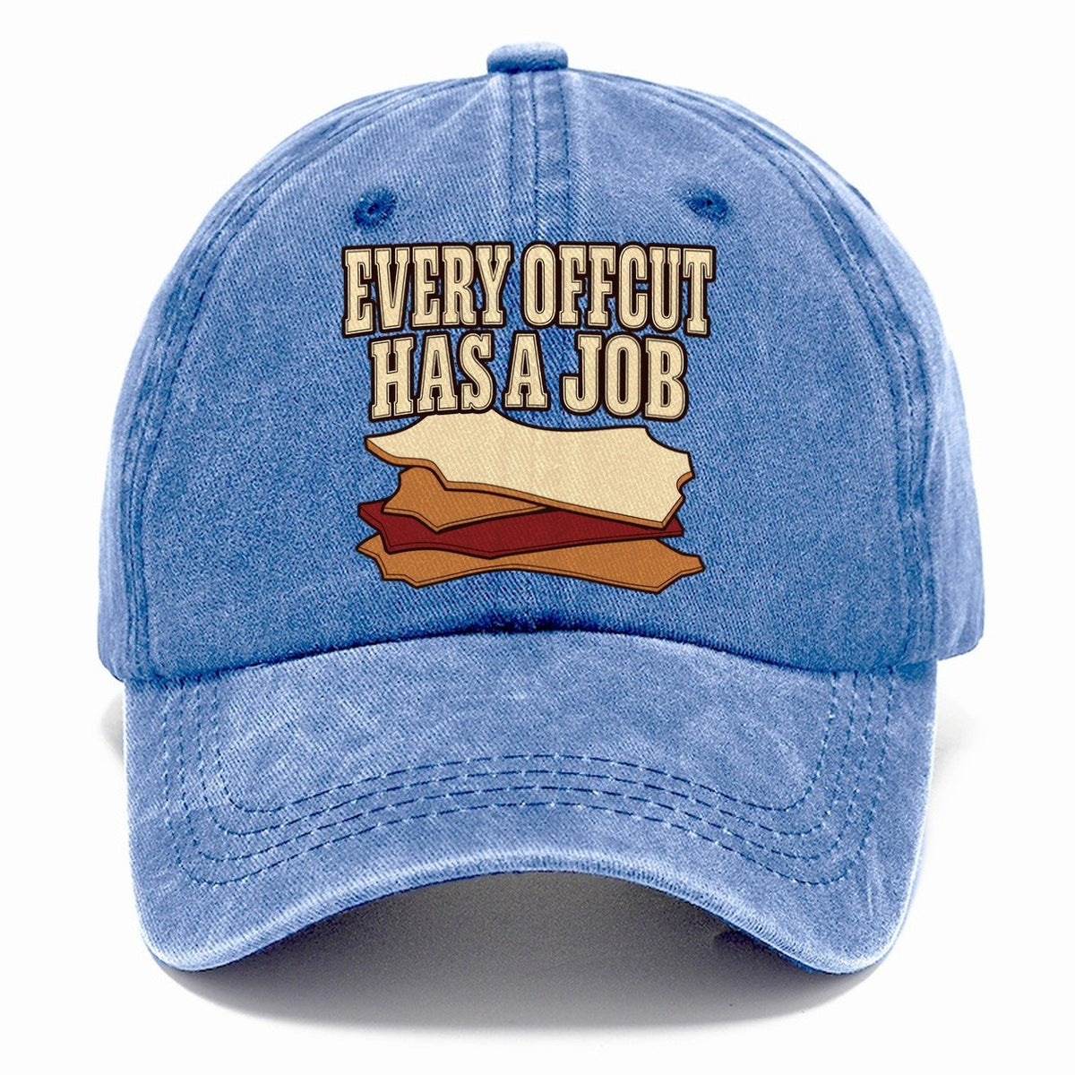 Every Offcut Has A Job Leathercraft Classic Cap – Summer Sky