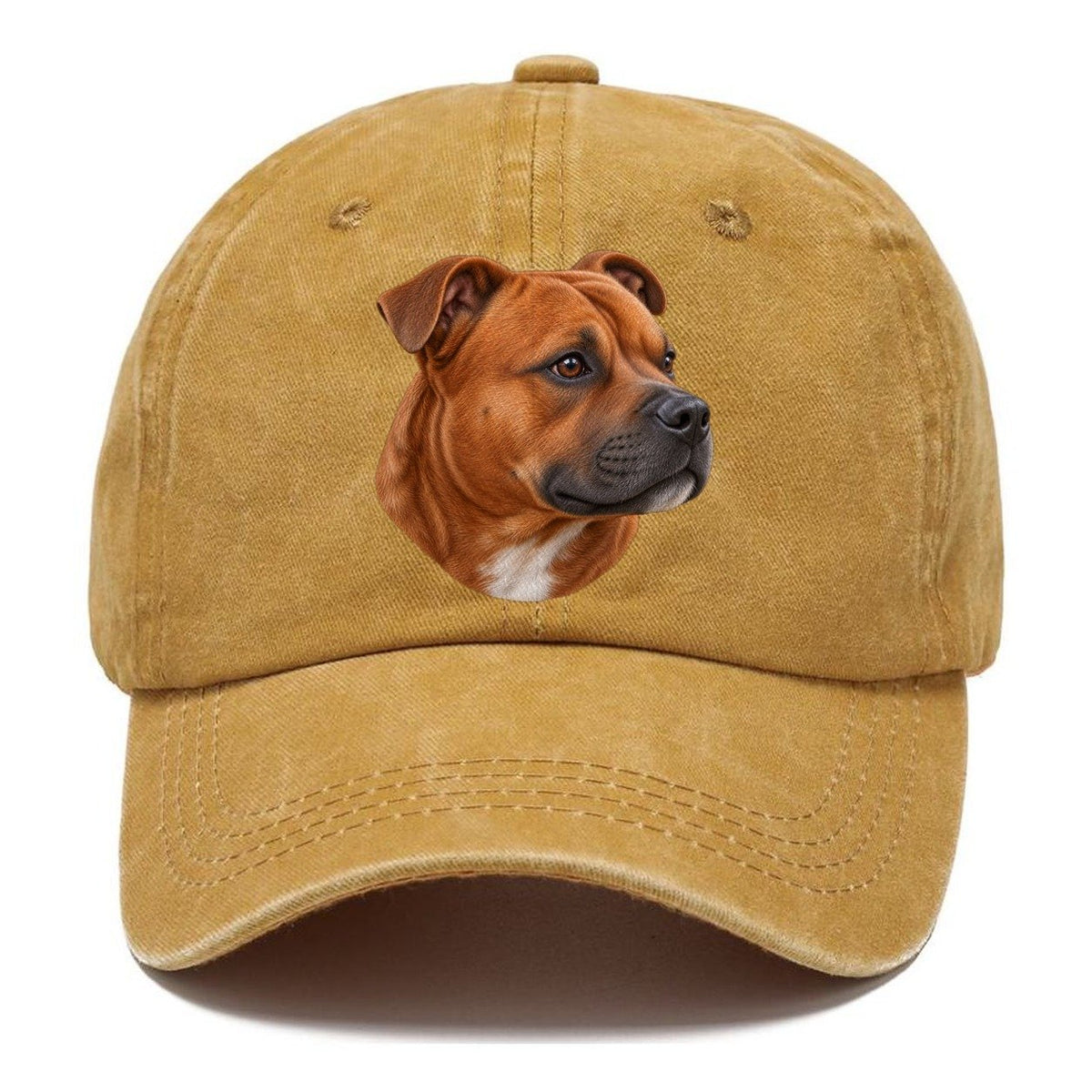 Staffy Red Velvet Profile Pastimes Companions Classic Cap – Golden Harvest