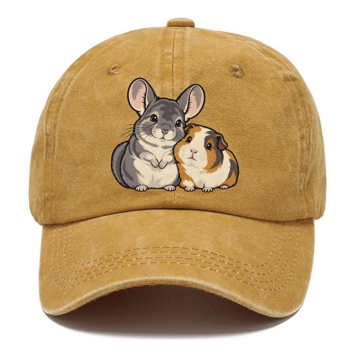 Chinchilla And Guinea Pig Small Pet Logos Classic Cap – Golden Harvest