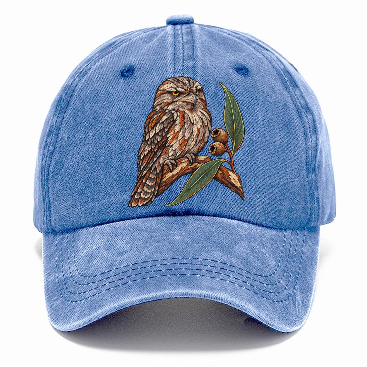 Tawny Frogmouth And Gum Nuts Australia Cultural Icons Classic Cap – Summer Sky
