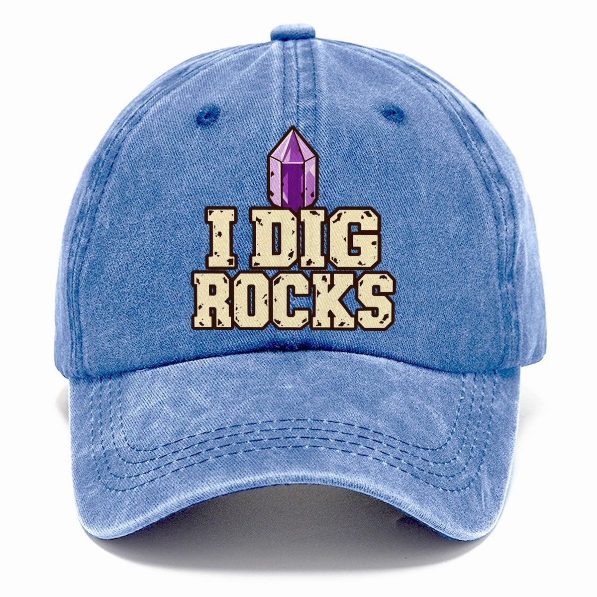 I Dig Rocks Rocks And Minerals Classic Cap – Summer Sky