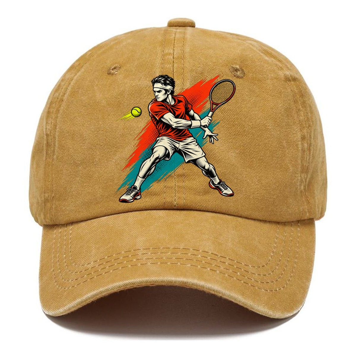 Pop Art Tennis Backhand Classic Cap – Golden Harvest