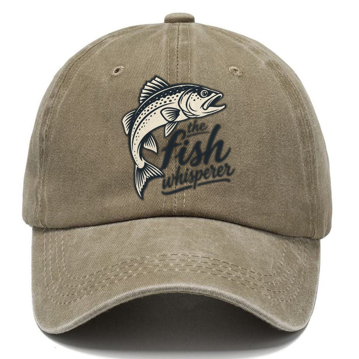 Fish Whisperer Fishing Elegant Classic Cap – Warm Sand