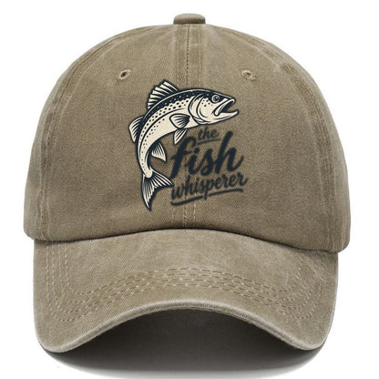 Fish Whisperer Fishing Elegant Classic Cap – Warm Sand