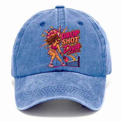 Drop Shot Diva Pickleball Life Classic Cap – Summer Sky