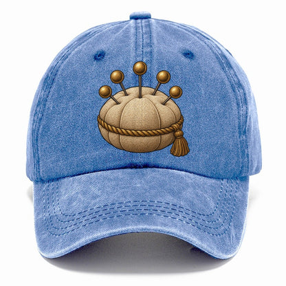 Pincushion And Pins Needlework Classic Cap – Summer Sky