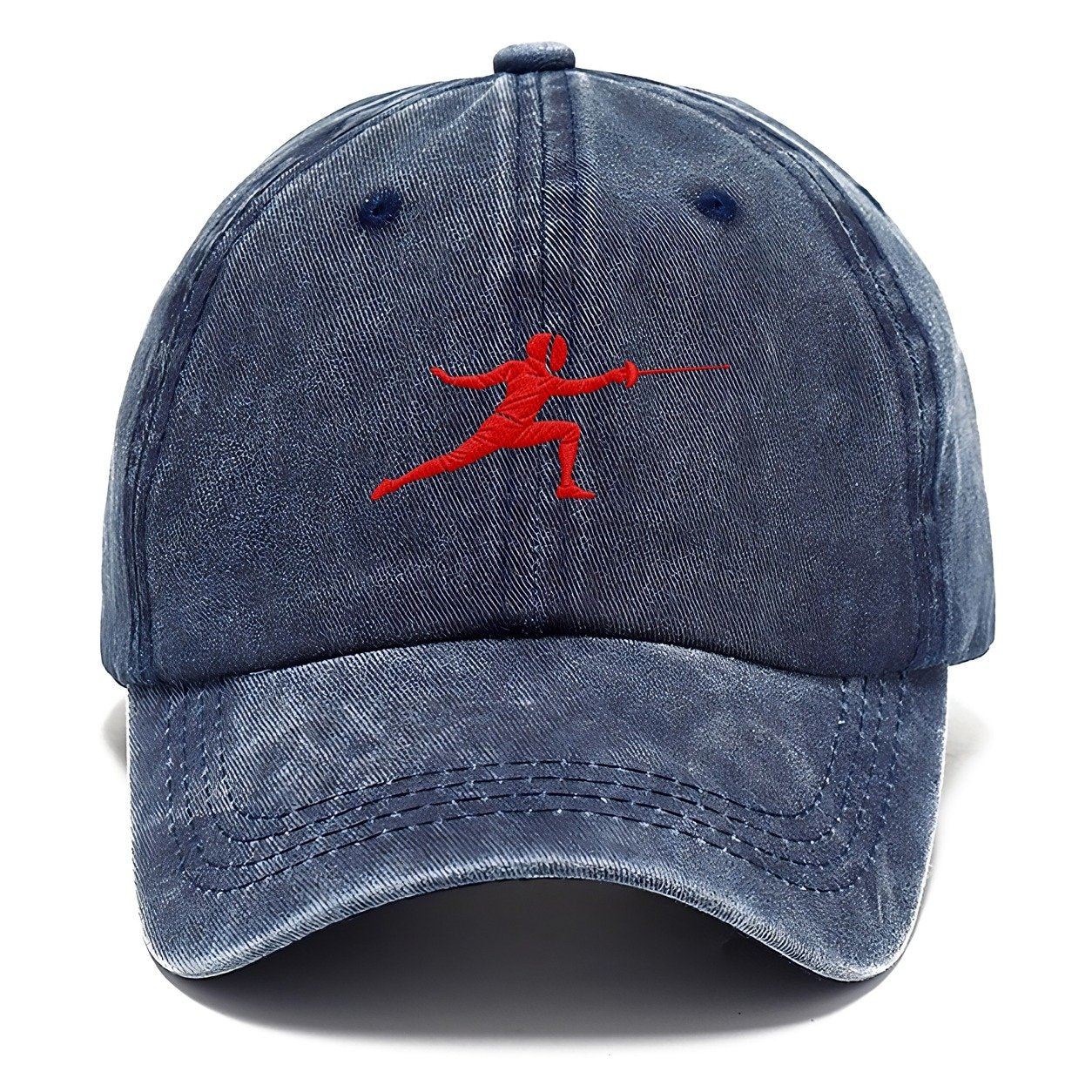 Fencer Forward Lunge Micro Motion Mark Classic Cap – Twilight Navy