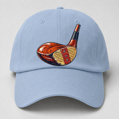 Vintage Club Head Golf Life Baseball Cap – Light Blue