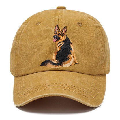 Papercut German Shepherd Classic Cap – Golden Harvest