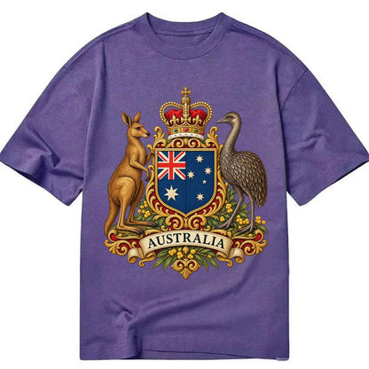Heritage Coat Badge Classic T-shirt – Purple