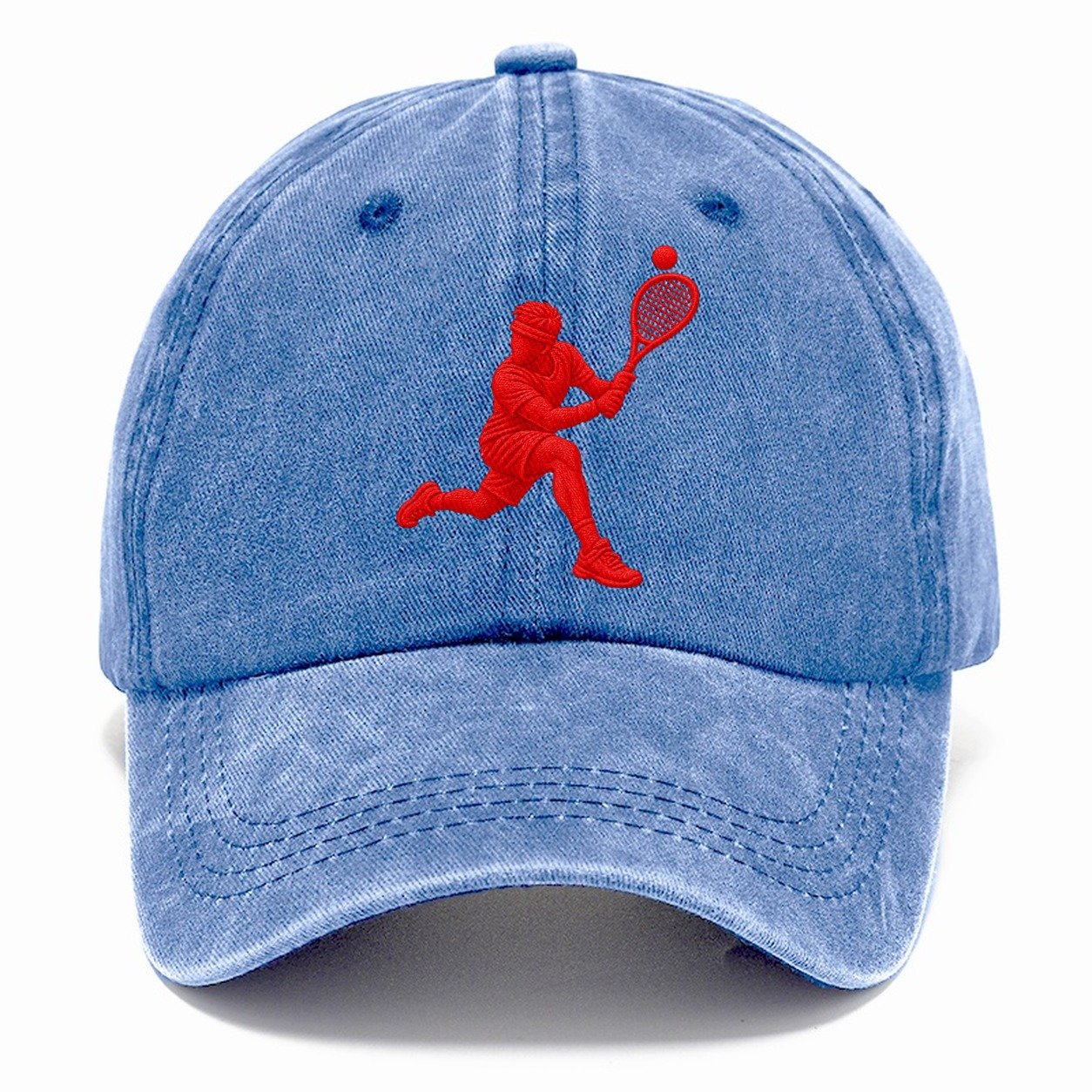 Squash Deep Backhand Lunge Micro Motion Mark Classic Cap – Summer Sky