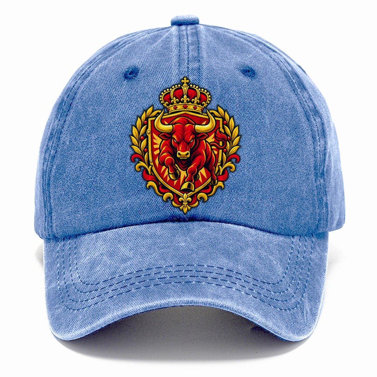 Spain Heraldic Crest Country Logos Classic Cap – Summer Sky