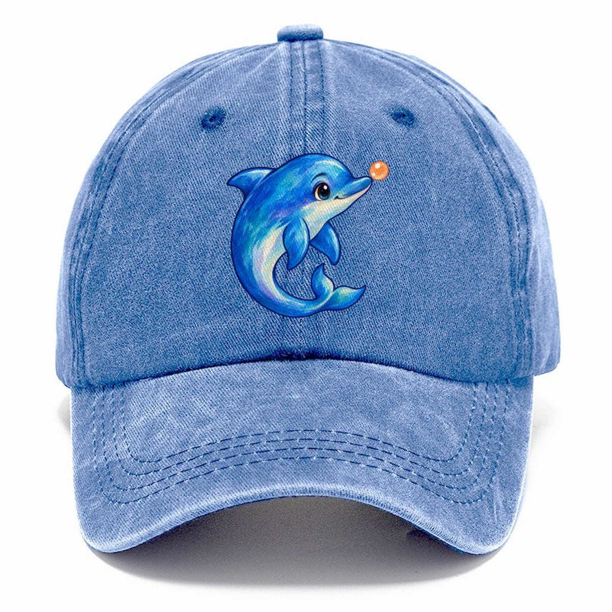 Dolphin Nose Boop Sea Sprite Classic Cap – Summer Sky