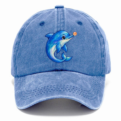 Dolphin Nose Boop Sea Sprite Classic Cap – Summer Sky