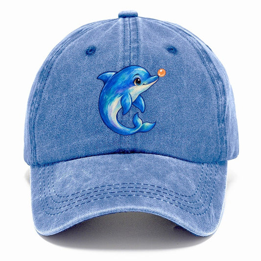 Dolphin Nose Boop Sea Sprite Classic Cap – Summer Sky