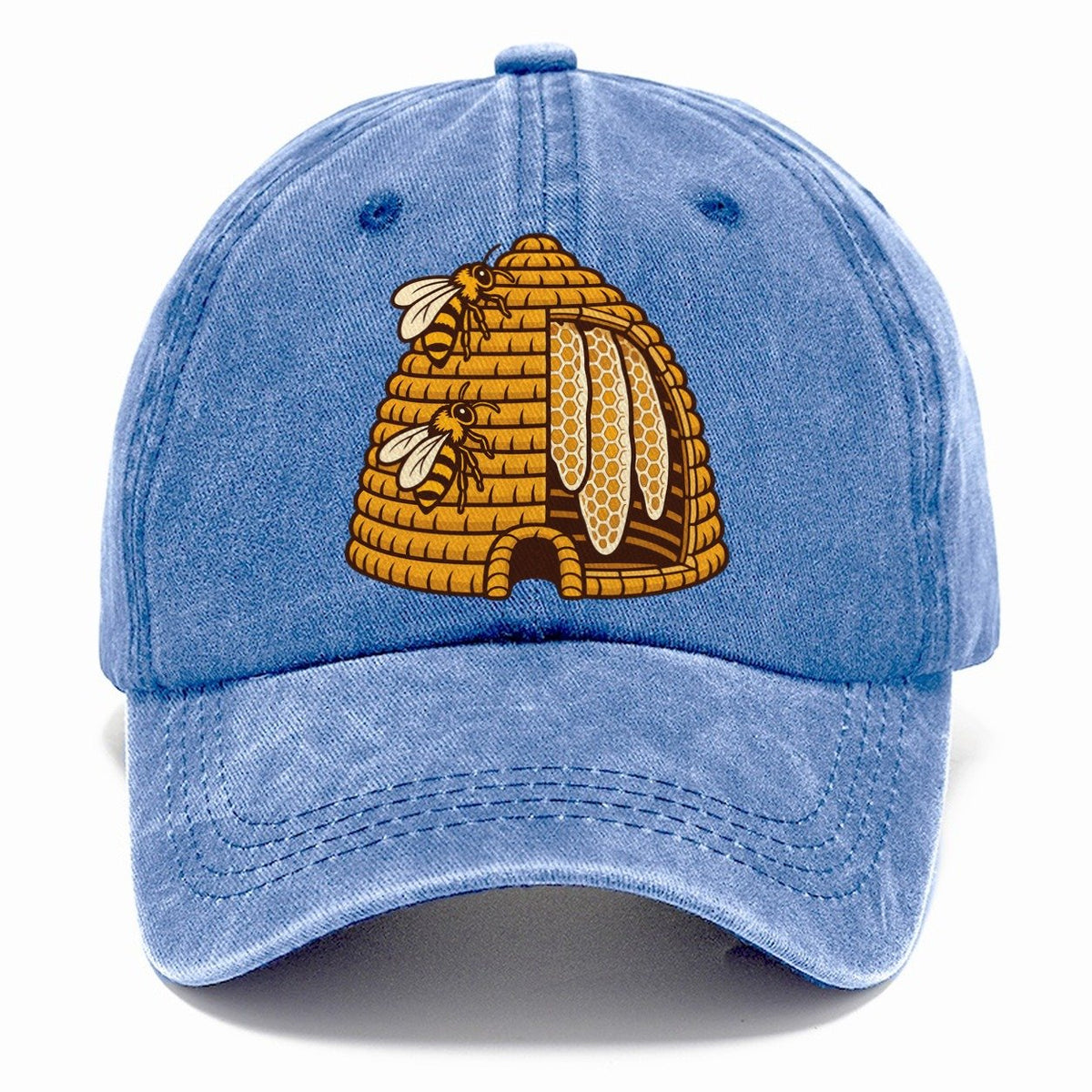 Skep Cutaway Mark Beekeeping Classic Cap – Summer Sky