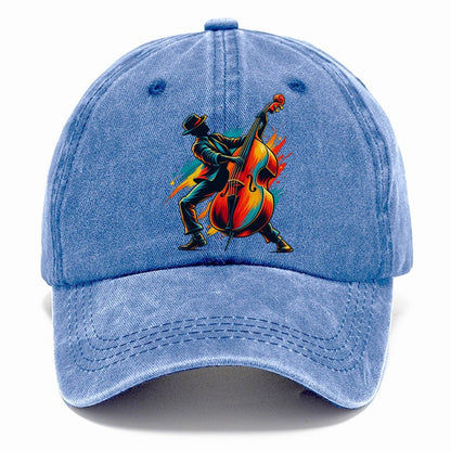 Double Bass Icon Music Instruments Classic Cap – Summer Sky