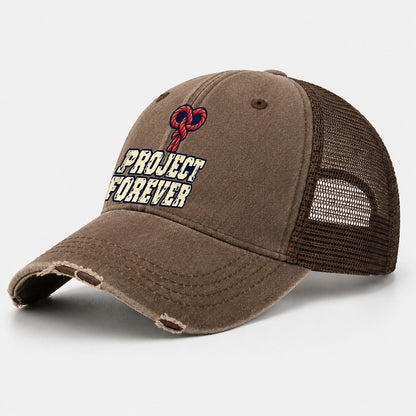 Project Forever Rock Climbing Washed Trucker Hat – Coffee