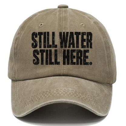 Still Water Still Here Fishing Club Classic Cap – Warm Sand