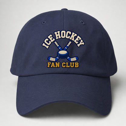 Ice Hockey Fan Club Baseball Cap – Twilight Navy