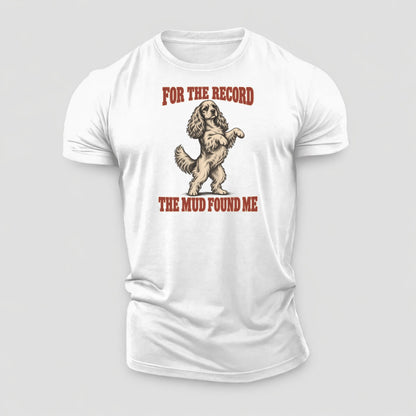 Cocker Spaniel Dog Declarations Cotton T-Shirt – White