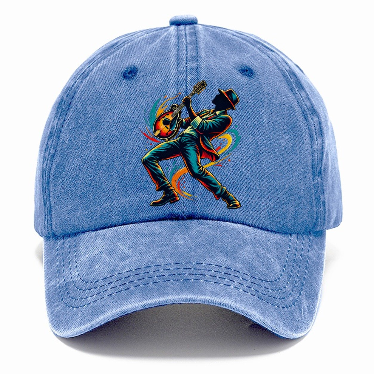 Mandolin Icon Music Instruments Classic Cap – Summer Sky