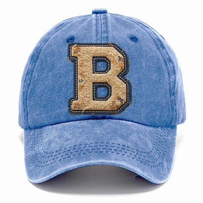 Varsity Chenille B Monogram Classic Cap – Summer Sky