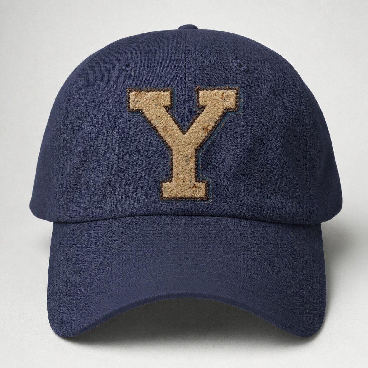 Varsity Chenille Y Monogram Baseball Cap – Twilight Navy
