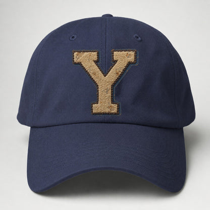 Varsity Chenille Y Monogram Baseball Cap – Twilight Navy