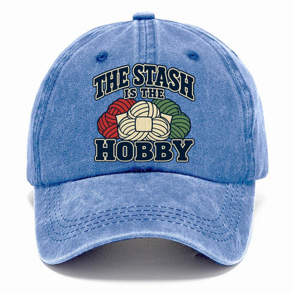 The Stash Is The Hobby Yarn Crafts Classic Cap – Summer Sky